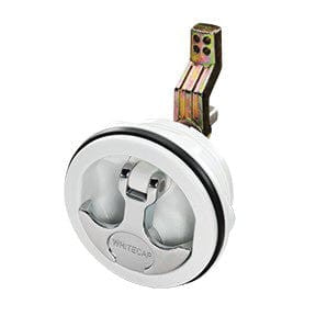 Whitecap Qualifies for Free Shipping Whitecap T-Handle Latch Black Body Chrome Handle #S-0230BC