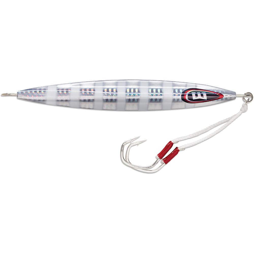 Williamson Qualifies for Free Shipping Williamson Kensaki Jig 220 6.75" 7.75 oz Silver Blink #KSJX220SB