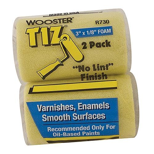 Wooster Brush Qualifies for Free Shipping Wooster Brush 3" Foam Cover Tiz Twin Pack #R7303