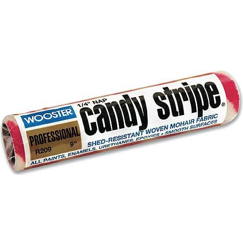 Wooster Brush Qualifies for Free Shipping Wooster Brush 9" Candy Stripe Roller Cover #R2099
