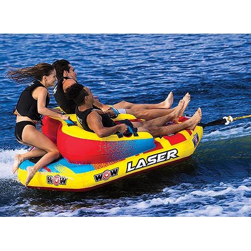 WOW World of Watersports Qualifies for Free Shipping WOW Laser 3-Person Towable #23-WTO-4644