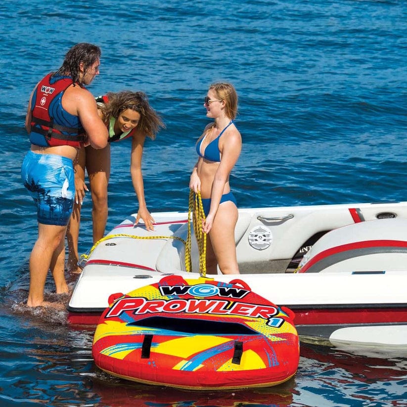 WOW World of Watersports Qualifies for Free Shipping WOW Prowler 1-Person Towable Starter Kit with Pump and Tow Rope #22-WTO-3990-X