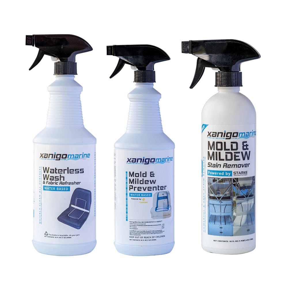 Xanigo Marine Qualifies for Free Shipping Xanigo Marine Ultimate Vinyl Boat Seat Care Kit 3-pc #XMUCC