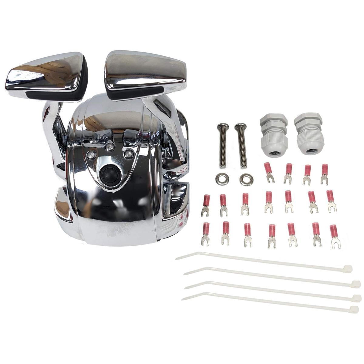 ZF Marine Qualifies for Free Shipping ZF Marine Dual Chrome Control with Sync Hardwire #MC2000-2