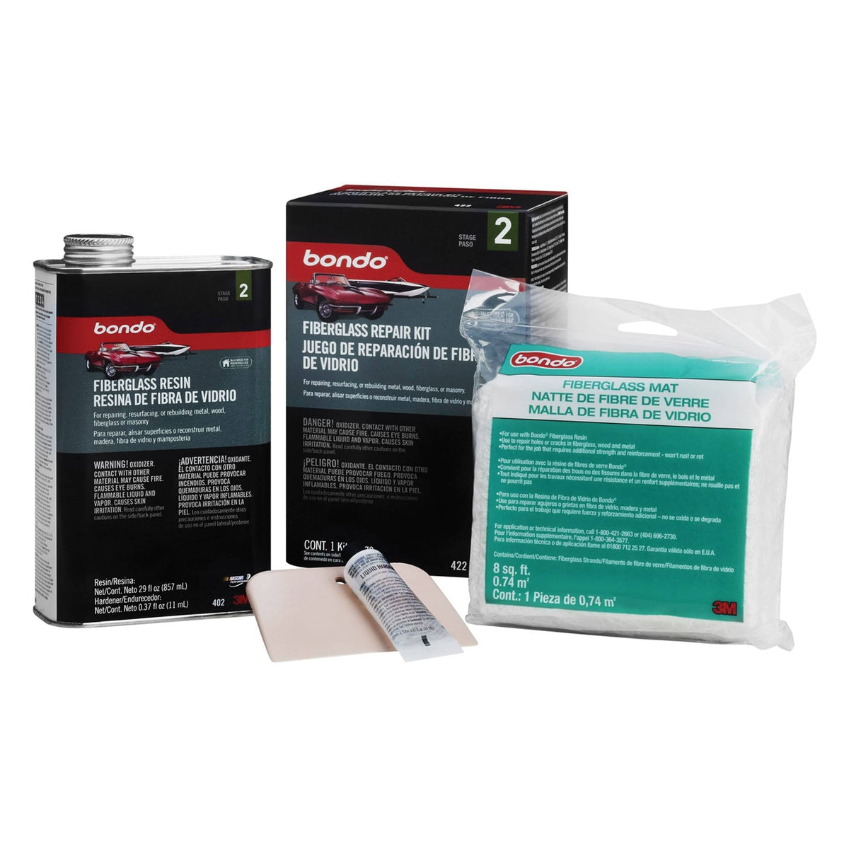 3M Marine Qualifies for Free Shipping 3M Fiberglass Resin & Repair Kit .9 Quart #422
