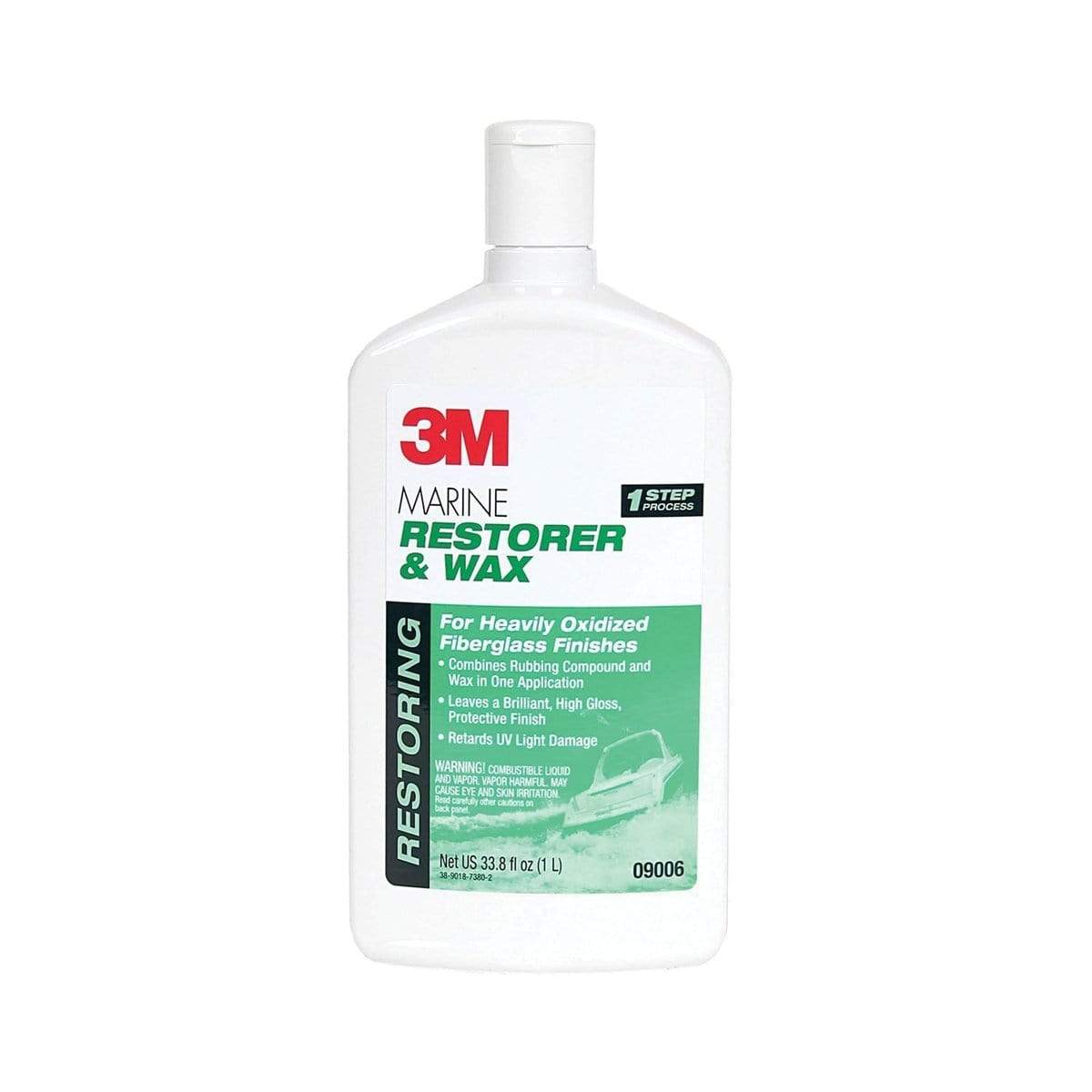 3M Marine Qualifies for Free Shipping 3M Marine 3M Restorer and Wax 32 oz #09006