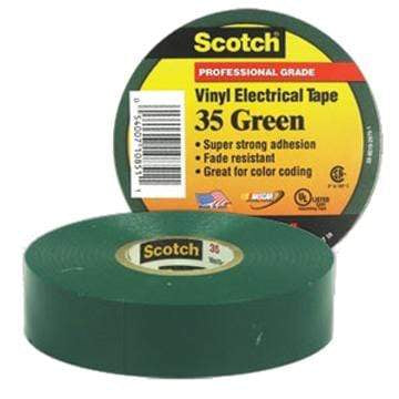3M Marine Qualifies for Free Shipping 3M Marine Electrical Tape Vinyl 35 Green 3/4" x 66' #10851