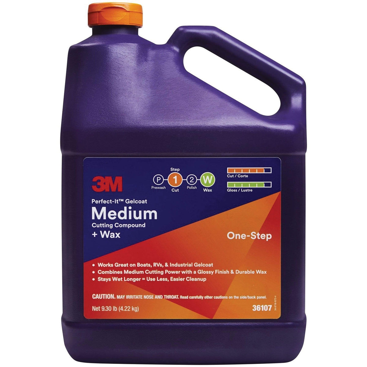 3M Marine Perfect-It Medium Cut/Wax Gallon #36107