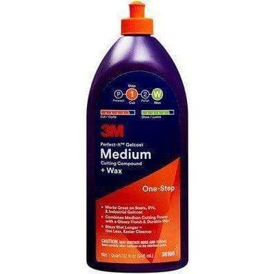 3M Marine Qualifies for Free Shipping 3M Marine Perfect-It Medium Cutting Compound Quart #36106