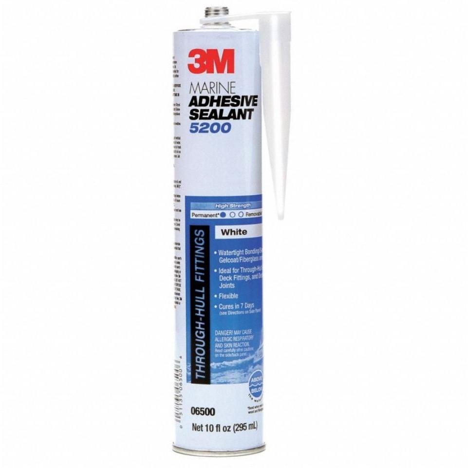 3M Marine Qualifies for Free Ground Shipping 3M Marine Sealant 5200 White 10 oz Cartridge #06500