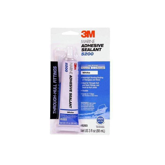 3M Marine Qualifies for Free Shipping 3M Marine Sealant 5200 White 3 oz White #05203