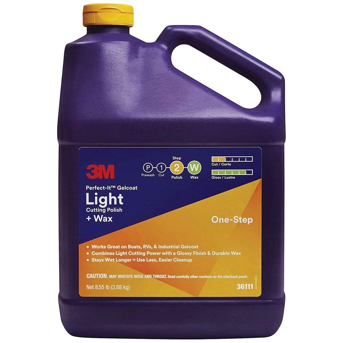 3M Marine Qualifies for Free Shipping 3M Perfect-It Gelcoat Light Cutting Polish Plus Wax-Gallon #36111