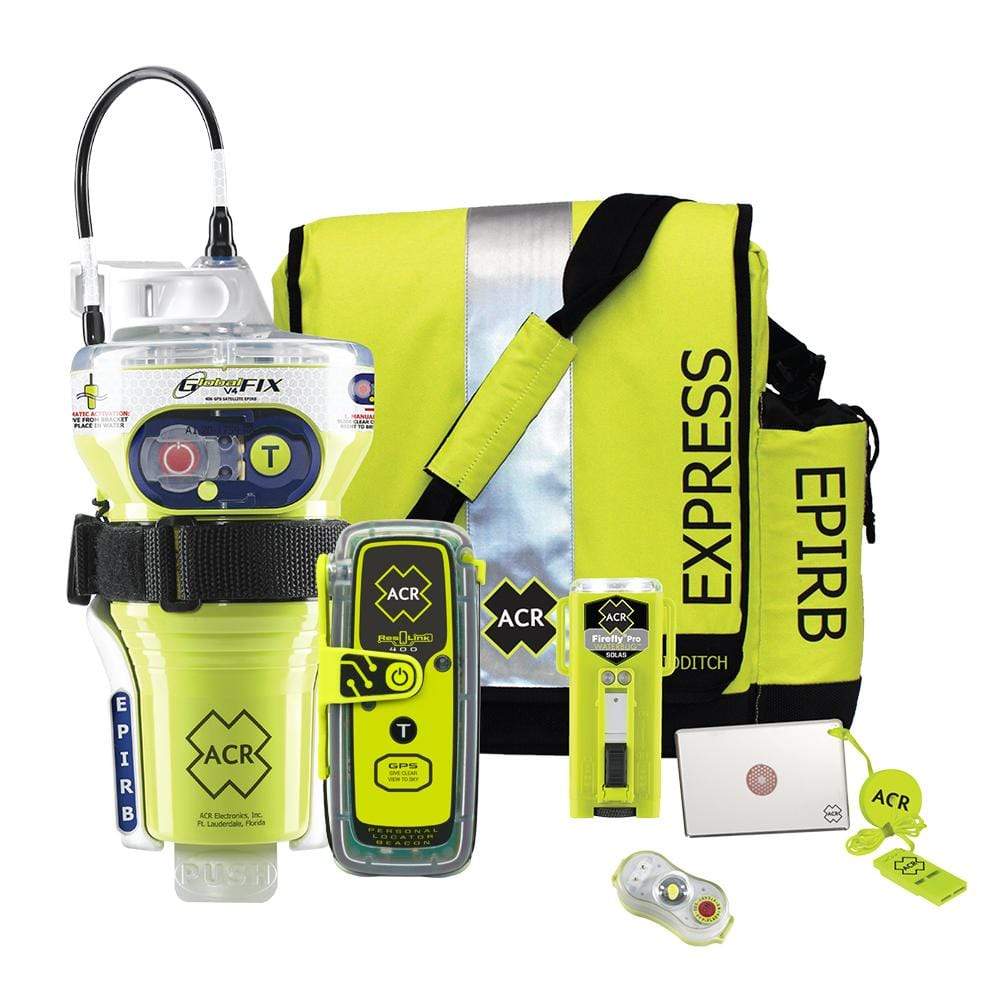 ACR Electronics Qualifies for Free Shipping ACR Globalfix V4 and ResQLink 400 Survival Kit #2349