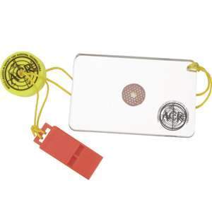 ACR Electronics Qualifies for Free Shipping ACR HotShot Sighted Signaling Mirror with Float and Whistle #1700
