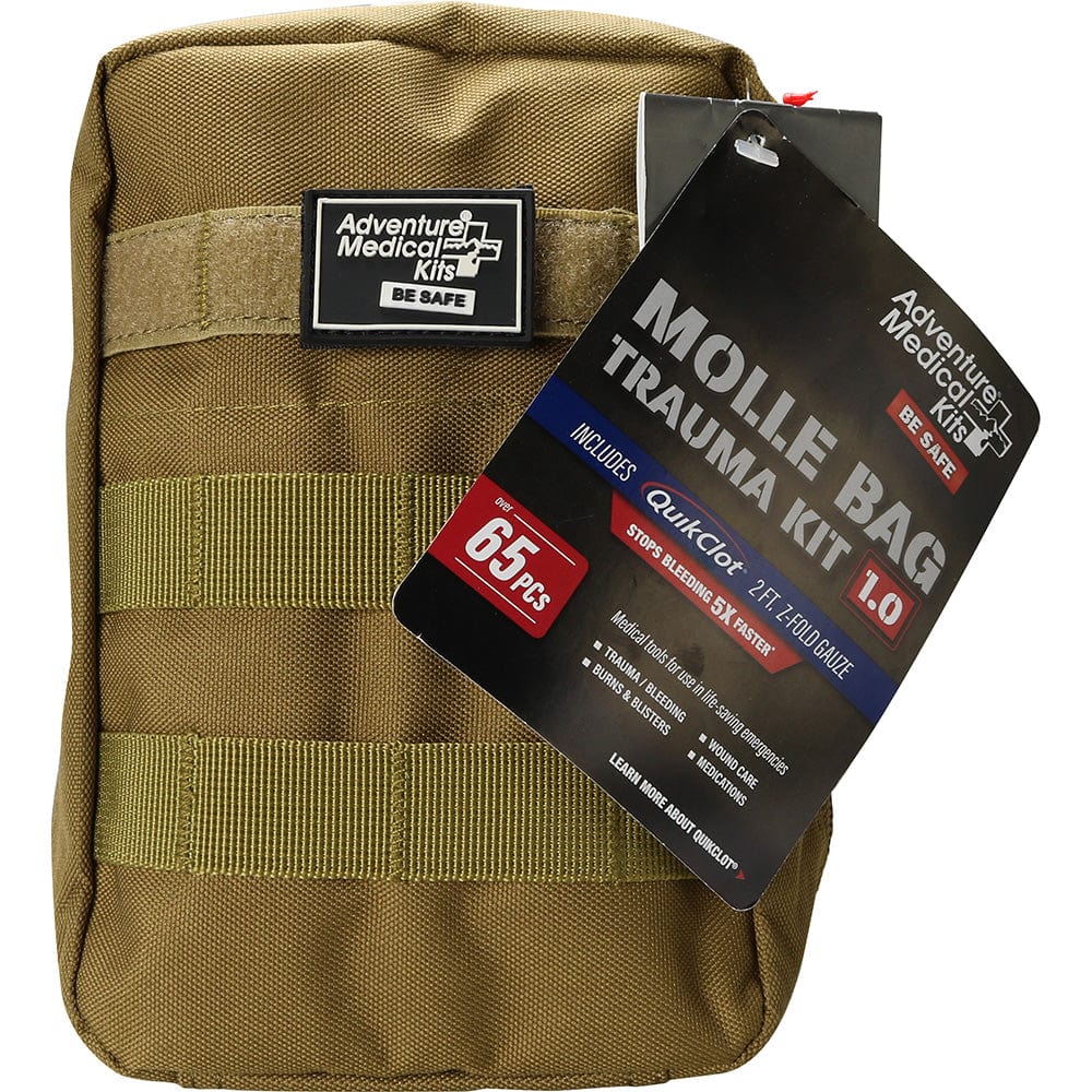 Adventure Medical Qualifies for Free Shipping Adventure Medical Molle Trauma Bag 1.0 Khaki #2064-0300