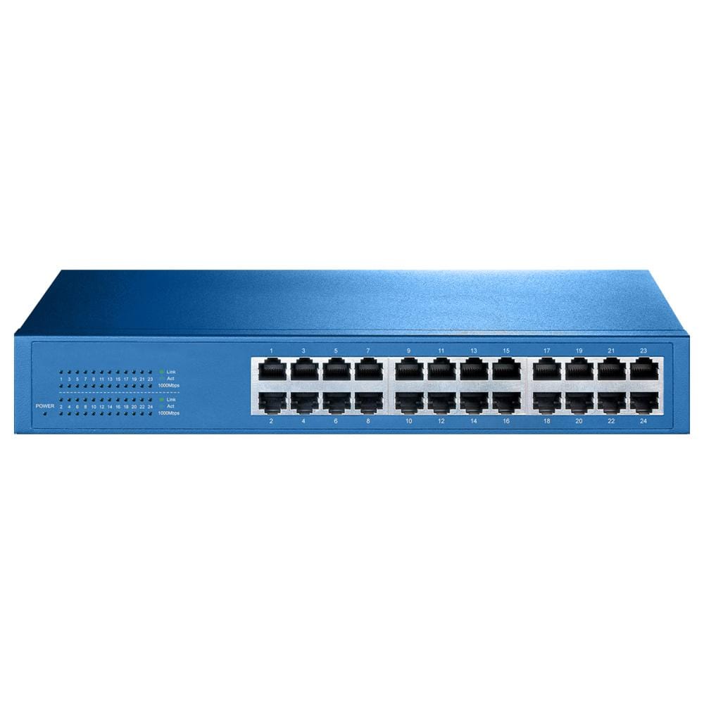 Aigean 24-Port Network Switch Desk or Rack Mountable #NS-24