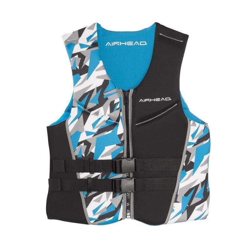 AIRHEAD Blue Camo Mens Neolite Vest L #15002-10-B-BL
