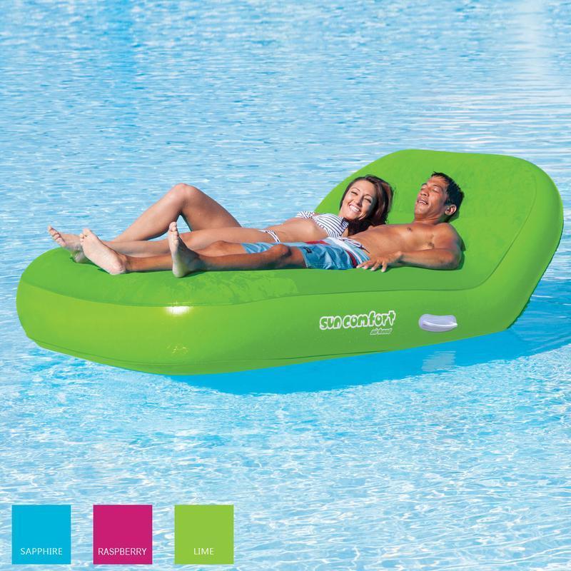 AIRHEAD Sun Comfort Double Chaise Lounge Lime #AHSC-010