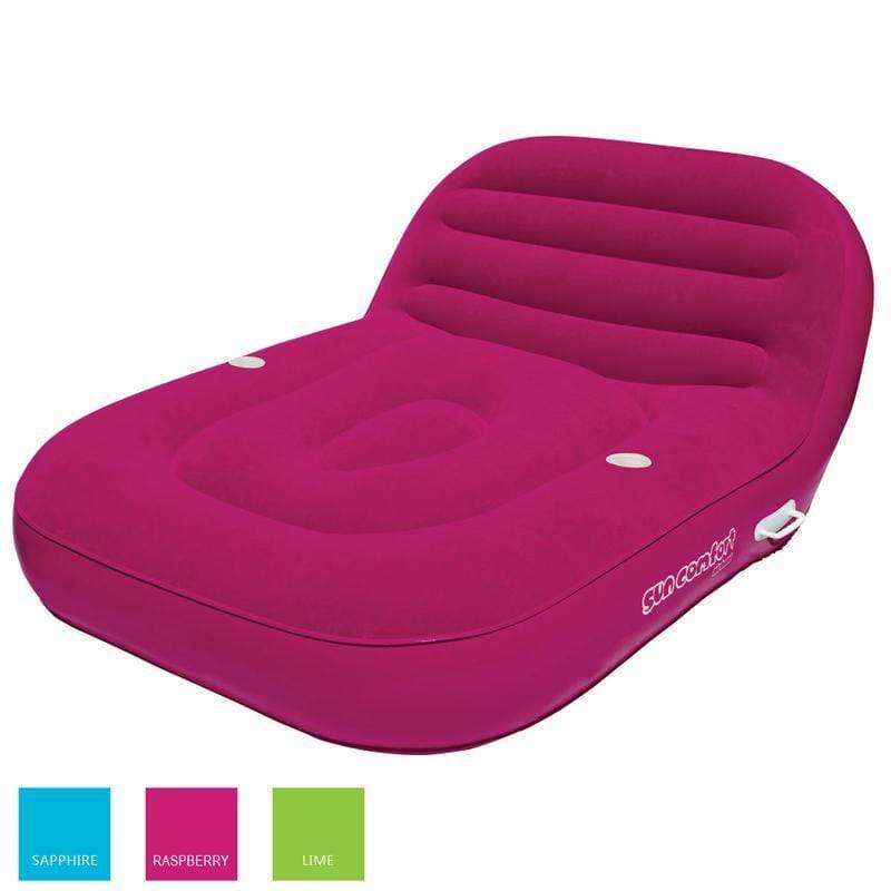 AIRHEAD Sun Comfort Double Chaise Lounge Raspberry #AHSC-011
