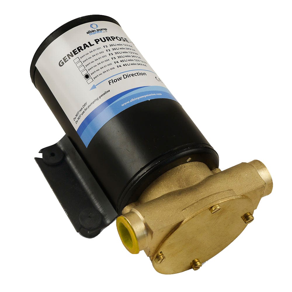 Albin Pump Marine Qualifies for Free Shipping Albin Pump General Purpose Pump FIP F4 24v 12 GPM #04-01-006