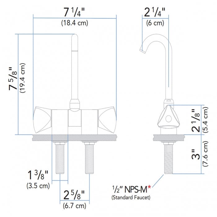 Ambassador Marine Qualifies for Free Shipping Ambassador Marine Trinidad Elite Folding Faucet J Spout #133-0210-CP