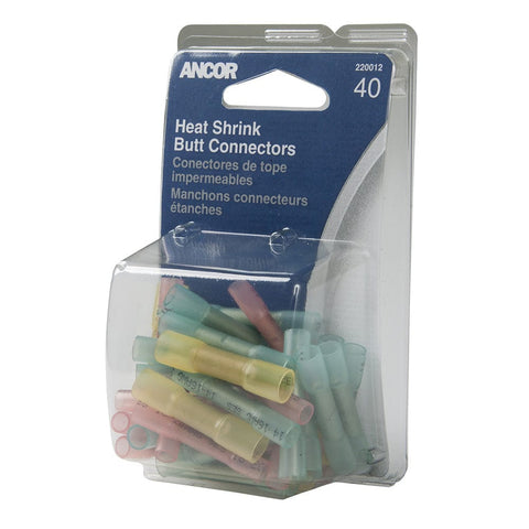 Ancor Qualifies for Free Shipping Ancor Heat Shrink Butt Connector 40-pk Assorted #220012