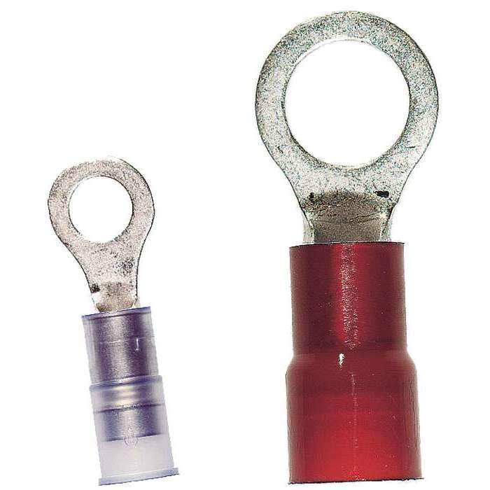 Ancor Qualifies for Free Shipping Ancor Ring Terminal 8 Gauge 1/4" Red 2-pk #230234