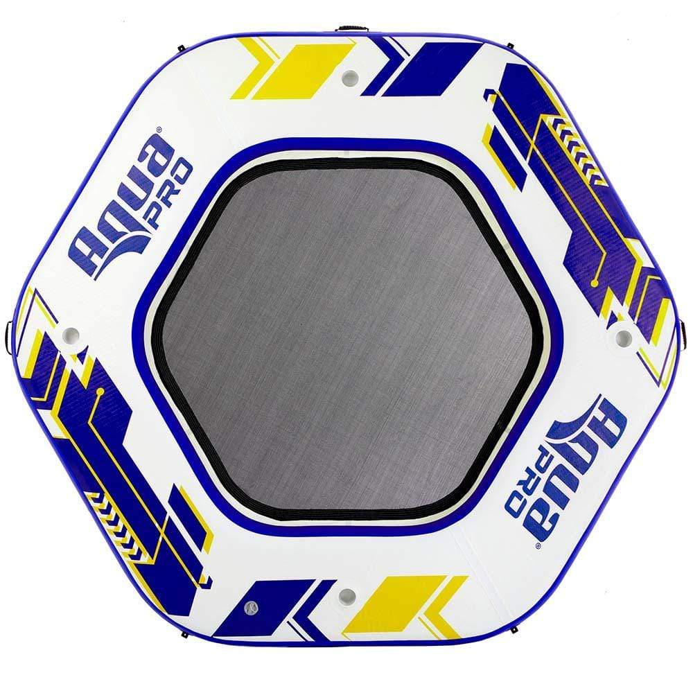 Aqua Leisure Not Qualified for Free Shipping Aqua Leisure Hexagonal Inflatable Island with Mesh 10' #APR20922