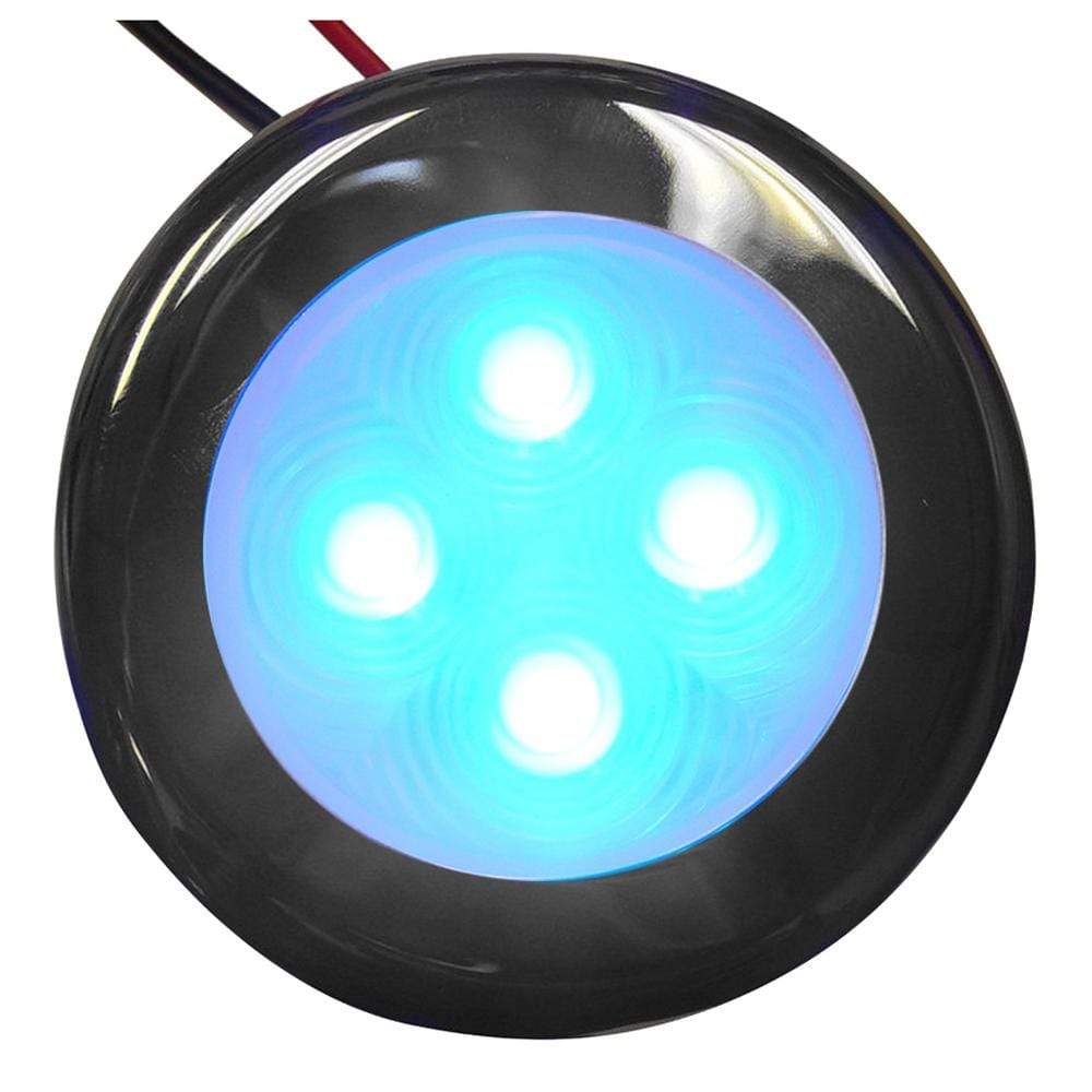 Aqua Signal Qualifies for Free Shipping Aqua Signal Bogota 4 LED Round Light Blue with SS Cover #16405-7