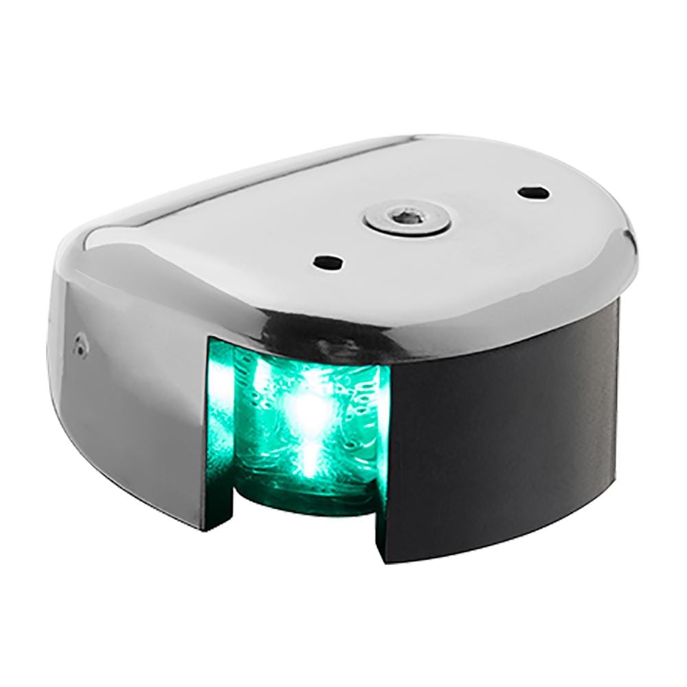 Aqua Signal Qualifies for Free Shipping Aqua Signal Series 28 Starboard LED Deck Mount Light #28201-7