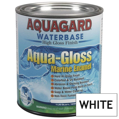 Aquagard Qualifies for Free Shipping Aquagard Aqua Gloss Waterbased Enamel 1 Quart White #80021