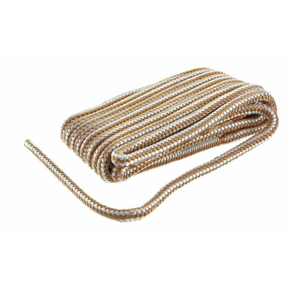 Attwood Marine Qualifies for Free Shipping Attwood 3/8" x 20 Dockline Gold Double Braided Nylon #117563-7
