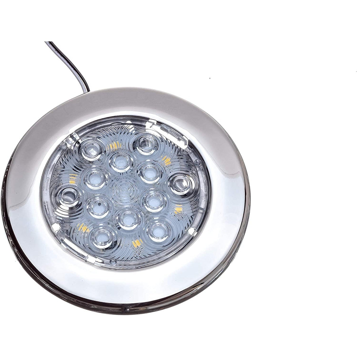 Attwood Marine Qualifies for Free Shipping Attwood 4" Round SS Int./Ext LED Light White LED #6340SS7