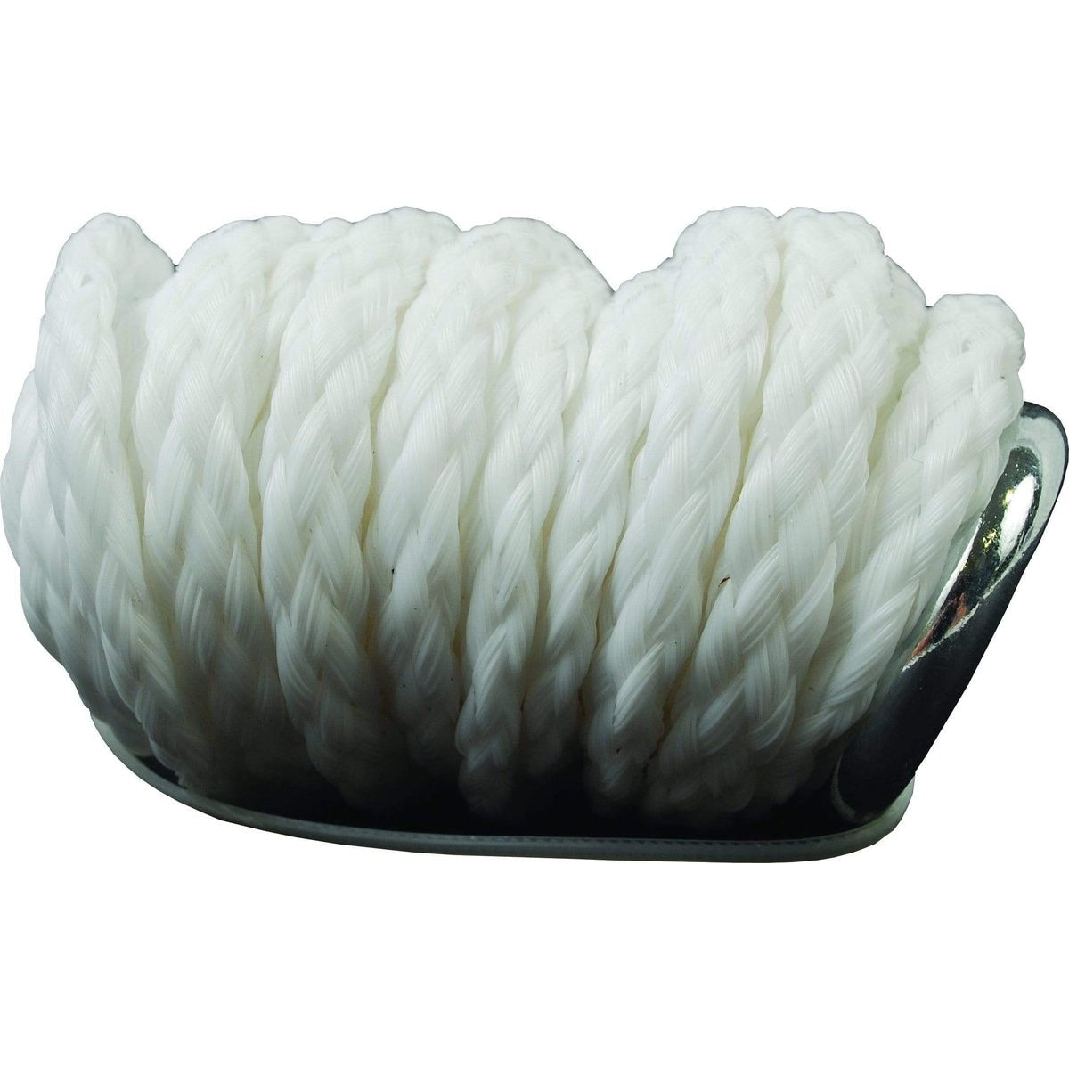 Attwood Anchor Line Poly Hollow Braided Spring Hook 1/4" x 50' #11714-7