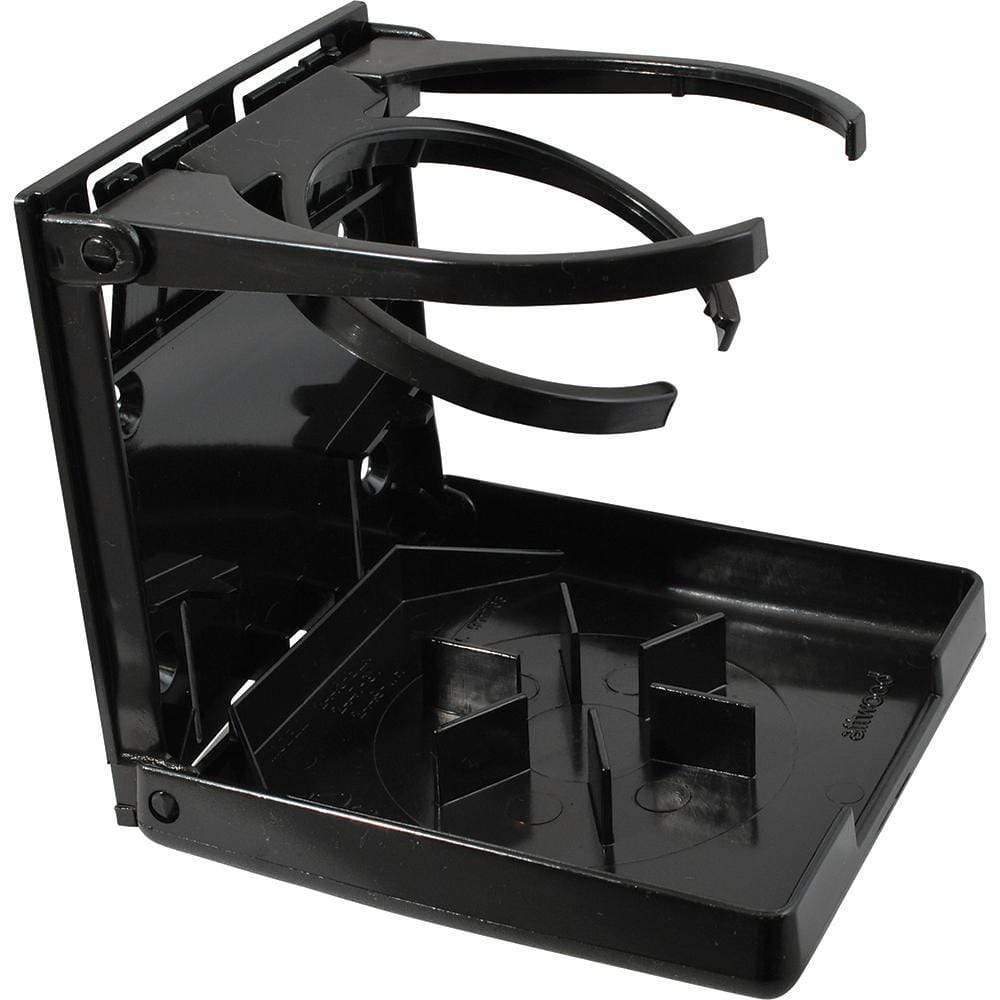 Attwood Marine Qualifies for Free Shipping Attwood Dual Ring Drink Holder Fold-up Black #2445-7
