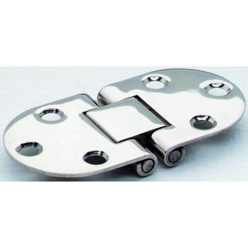Attwood Marine Qualifies for Free Shipping Attwood Flush Hinge 3" x 1-1/2" Stamped Stainless Round Ends #66237-3