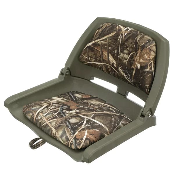 Attwood Marine Not Qualified for Free Shipping Attwood Folding Padded Boat Seat Camo #98391GNMX
