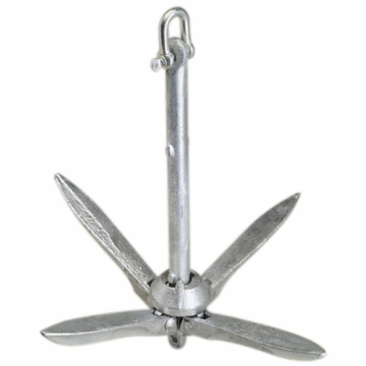 Attwood Grapnel Folding Anchor Galvanized 3 lb #11964-1