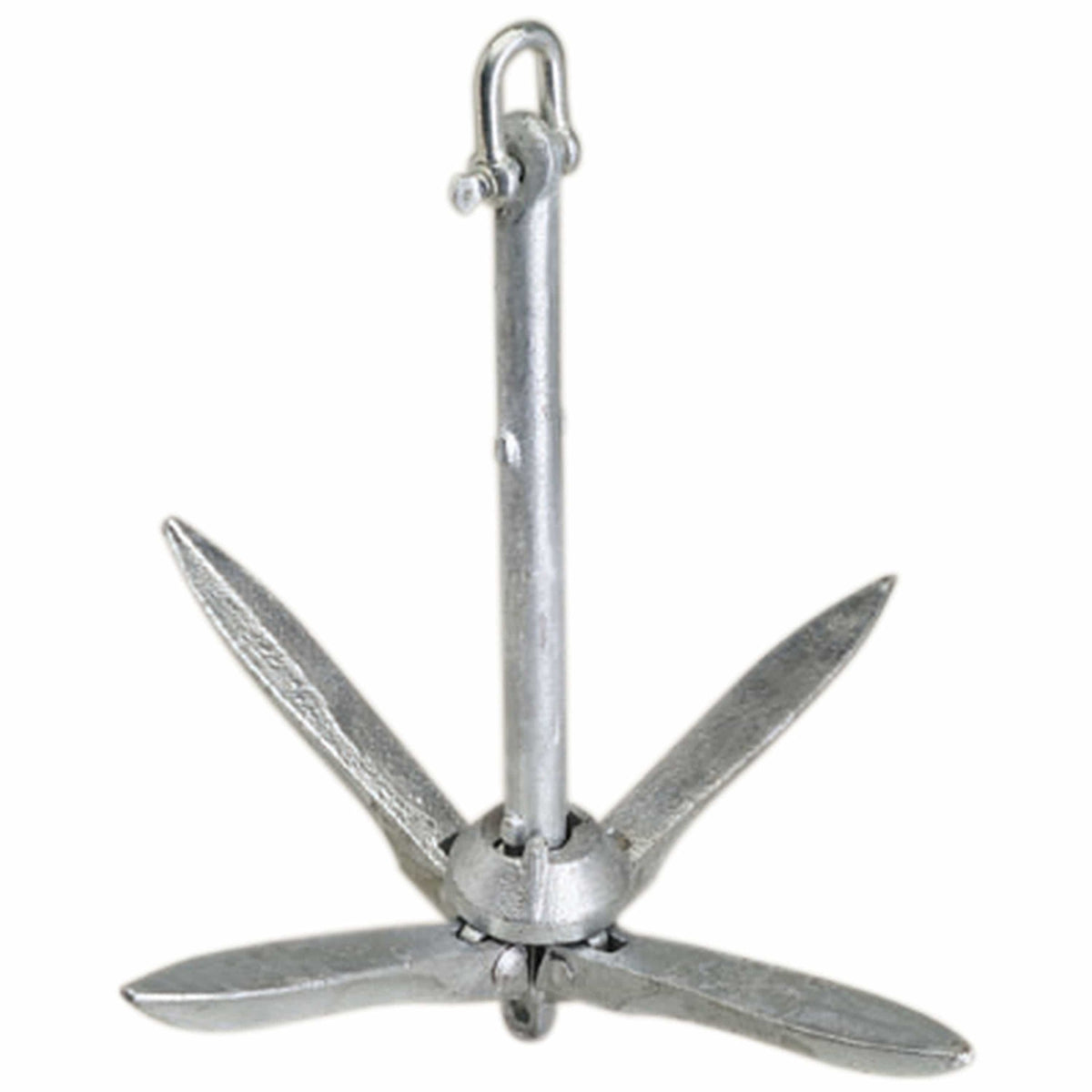 Attwood Grapnel Folding Anchor Galvanized 5 lb #11966-1