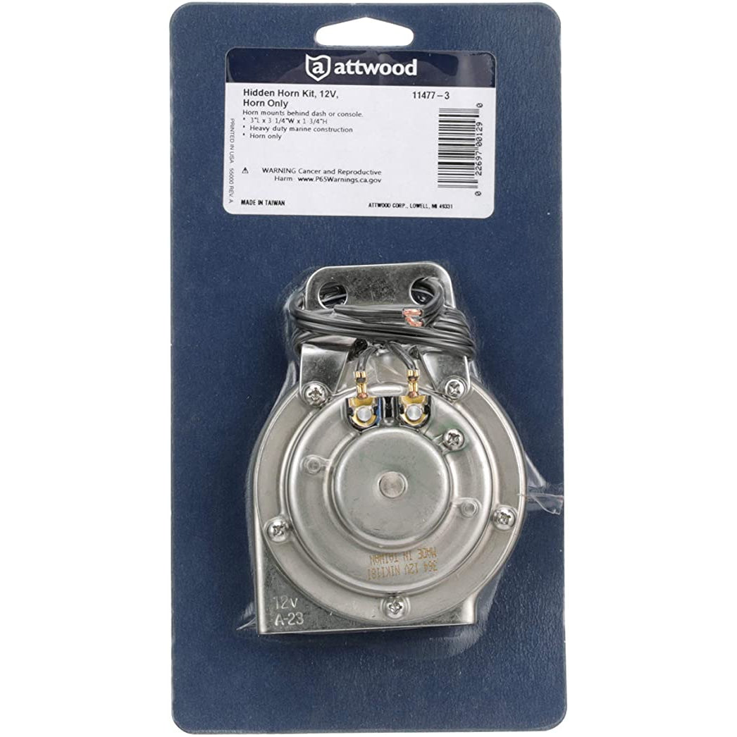 Attwood Marine Qualifies for Free Shipping Attwood Hidden Horn Kit 12V Horn Only #11477-3