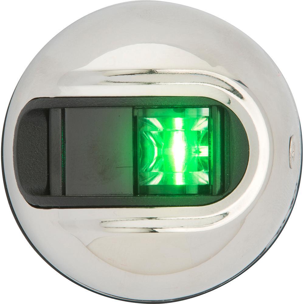 Attwood Marine Qualifies for Free Shipping Attwood LightArmor Green Round Navigation Light Stainless #NV3012SSG-7