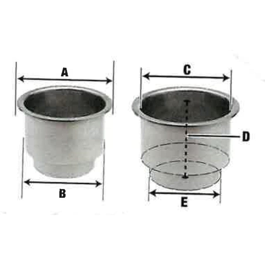 Attwood Marine Qualifies for Free Shipping Attwood Marine Cup Holder SS Blue LED #11786B-7