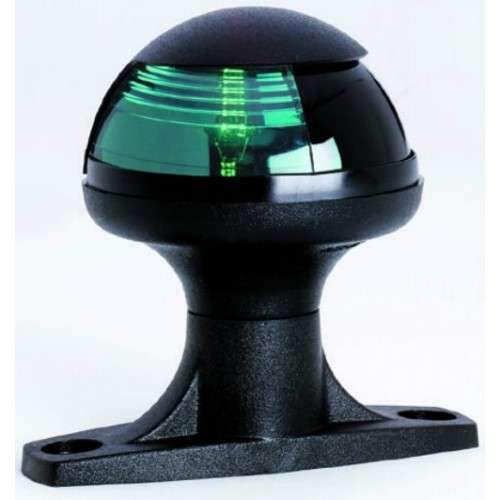 Attwood Marine Qualifies for Free Shipping Attwood Pulsar 1nm Sidelight Green Light Raised Base Black w/Wire #5080G7