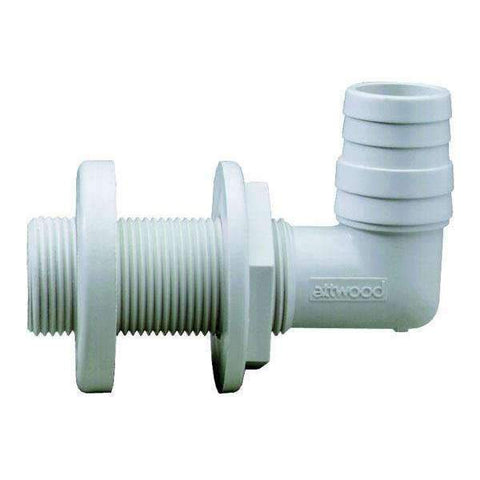 Attwood Marine Qualifies for Free Shipping Attwood Thru-Hull Connector 90-Degree 3/4" White #3877-3