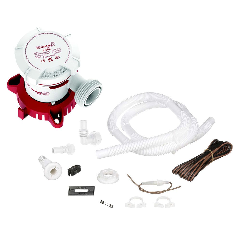 Attwood Marine Qualifies for Free Shipping Attwood Tsunami MK2 T500 Manual Bilge Pump 500 GPH 12v #5614-7