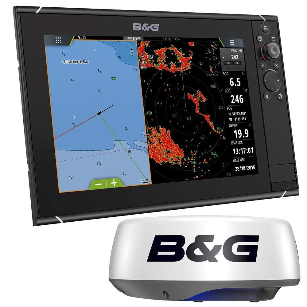 B&G Zeus3 12 MFD with Halo20+ Radar Bundle #000-15628-001