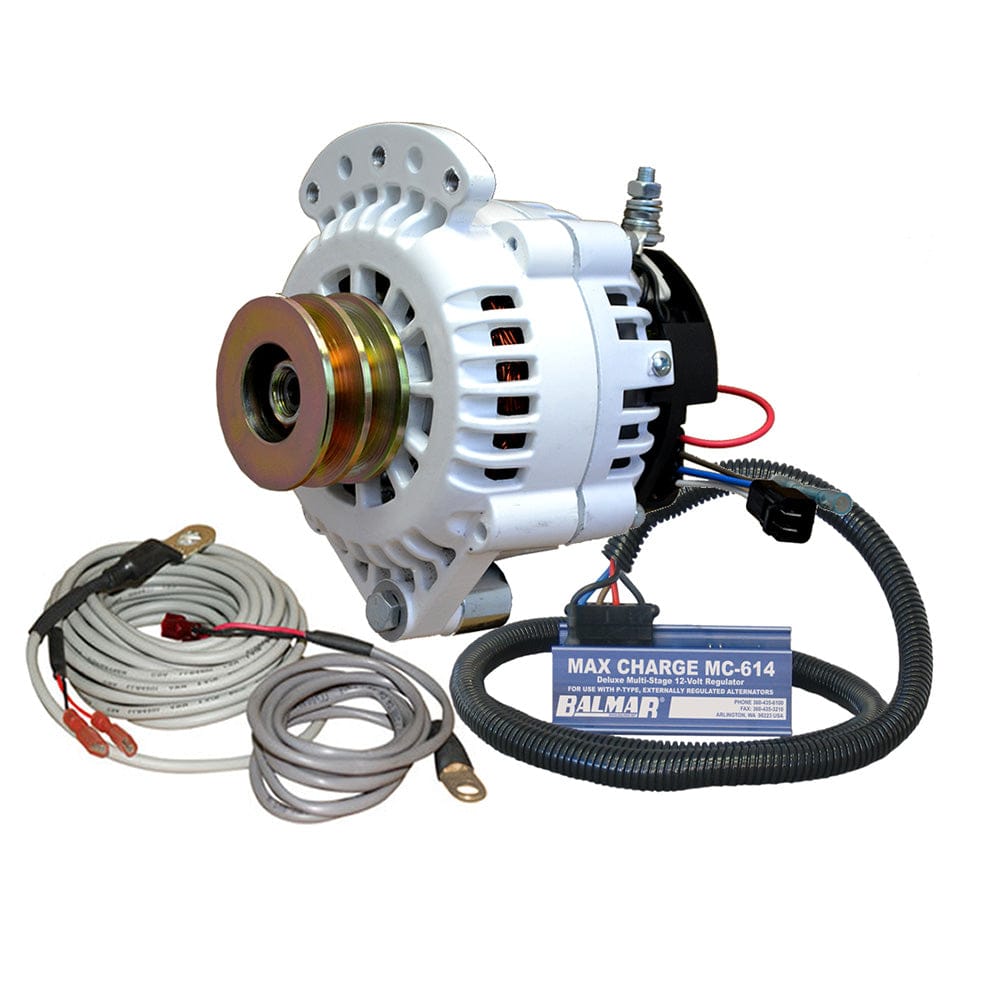 Balmar Qualifies for Free Shipping Balmar Alternator 120a Kit 12v 1-2" Single Foot #621-VUP-MC-120-DV
