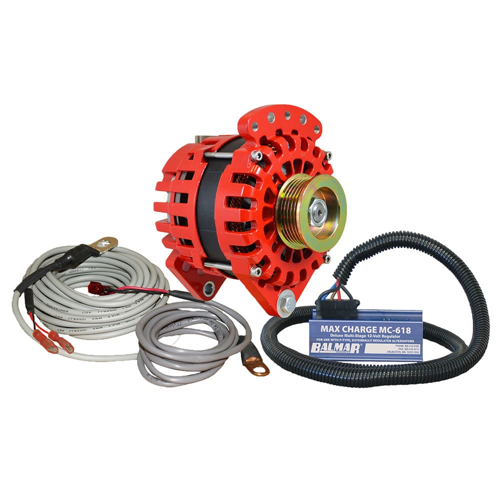 Balmar Qualifies for Free Shipping Balmar Alternator 170a Kit 12v 3.15" Dual Foot Saddle #XT-CR-170-K6-KIT