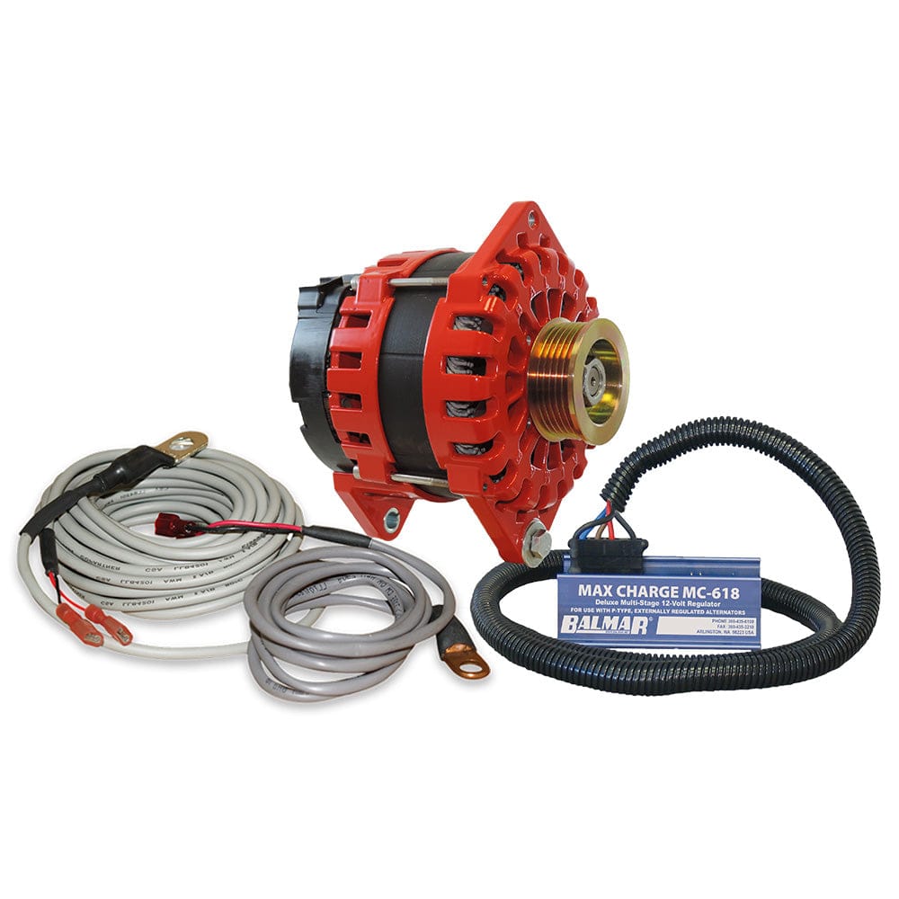Balmar Qualifies for Free Shipping Balmar Alternator 250a Kit 12v 3.15" Dual Foot Saddle #XT-CR-250-K6-KIT