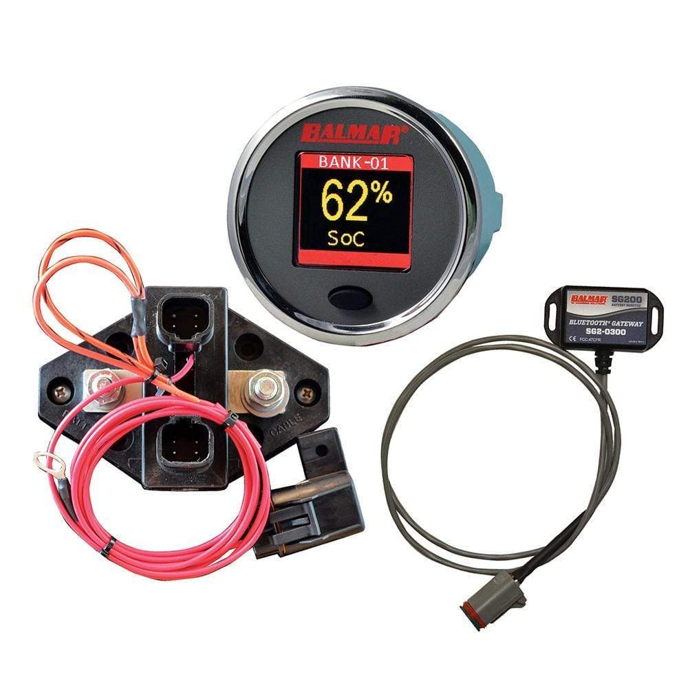 Balmar Qualifies for Free Shipping Balmar SG210 Battery Monitor Kit with Display Shunt Gateway #SG210
